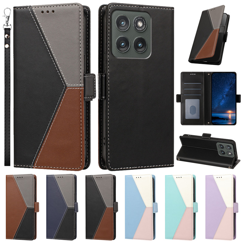 Phone Cases Motorola Edge 2025 - Étui en cuir magnétique pour Motorola