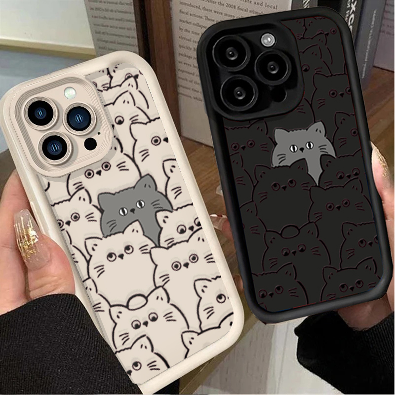Phone Cases Motorola Edge 2025 - Coque Souple Motif Chat Mignon pour