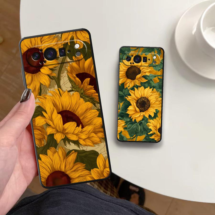 Phone Cases Pixel 10 Pro - Coque de téléphone Sunflower Sea Funda