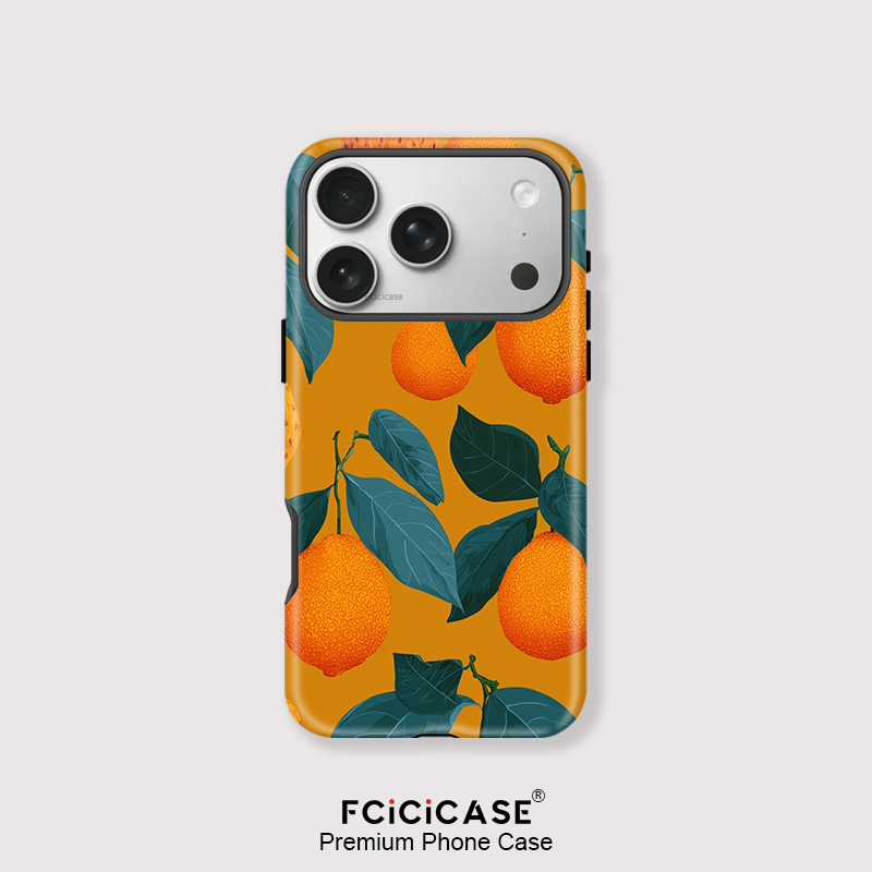 Phone Cases Orange - Coque de téléphone Fcicicase pour iPhone