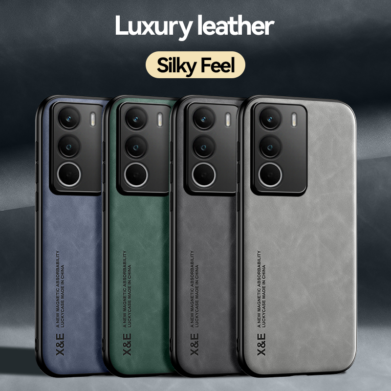 Phone Cases Realme - Étui en cuir de luxe pour
