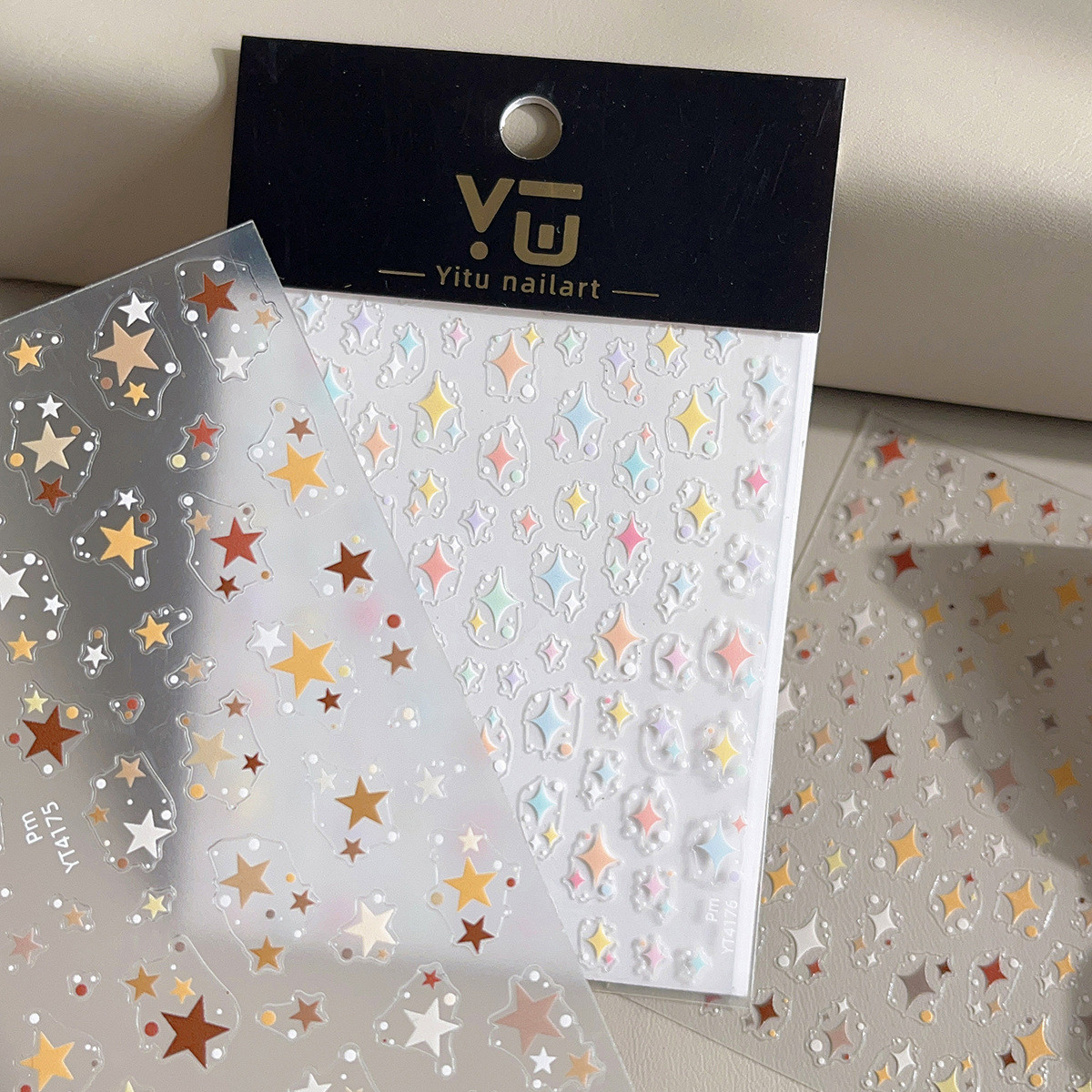 Phone Cases Europe - Autocollants pour ongles d'été Dopamine, motifs