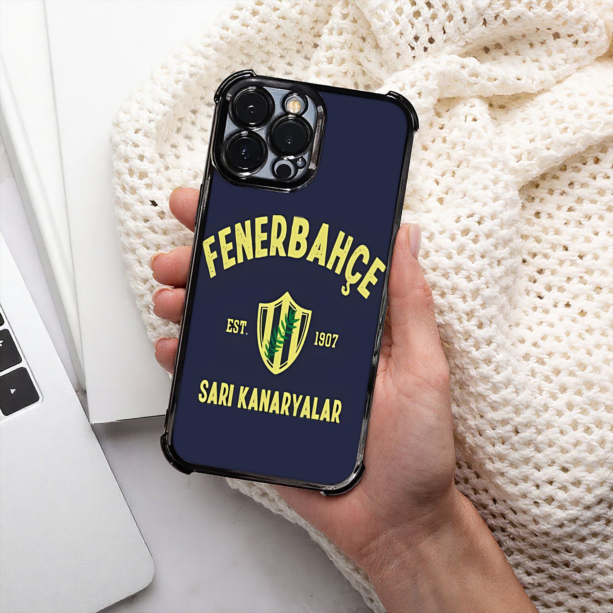 Phone Cases Europe - Coque de téléphone Fenerbahçe, procédé d'électrolyse,