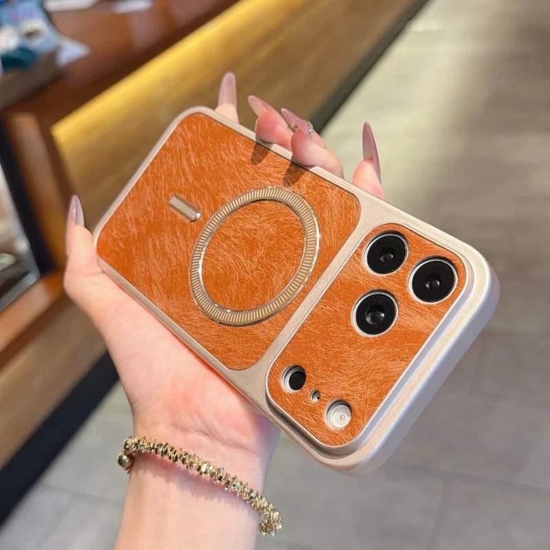 Phone Cases Orange - Nouvelle coque de téléphone magnétique de