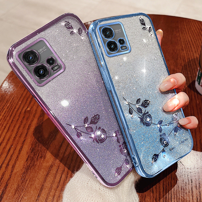 Phone Cases Motorola Edge 2025 - Coque florale plaquée pour Motorola Moto