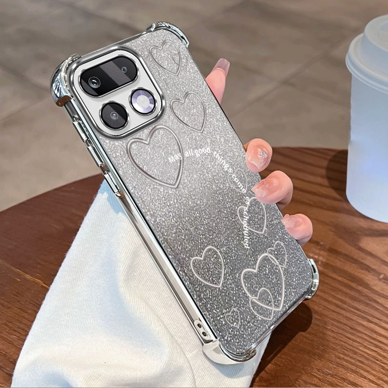 Phone Cases Realme - Housse de protection plaquée à paillettes
