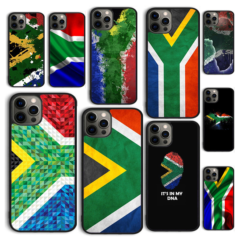 Phone Cases South Africa - Coque de téléphone avec drapeau d'afrique