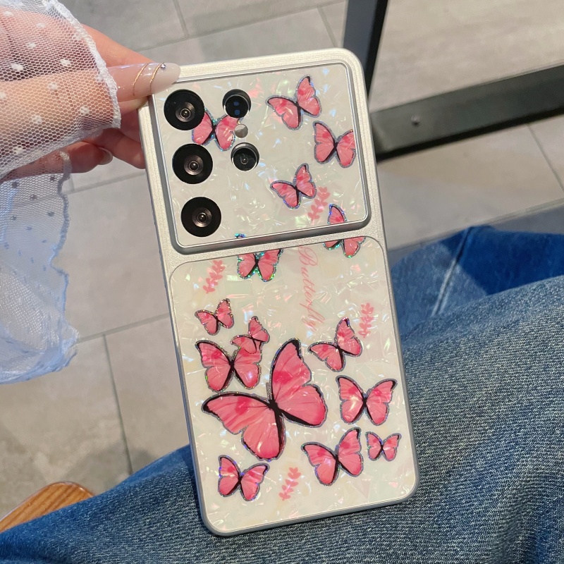 Étui de luxe motif papillon au - Luxury Plating Case avis et prix