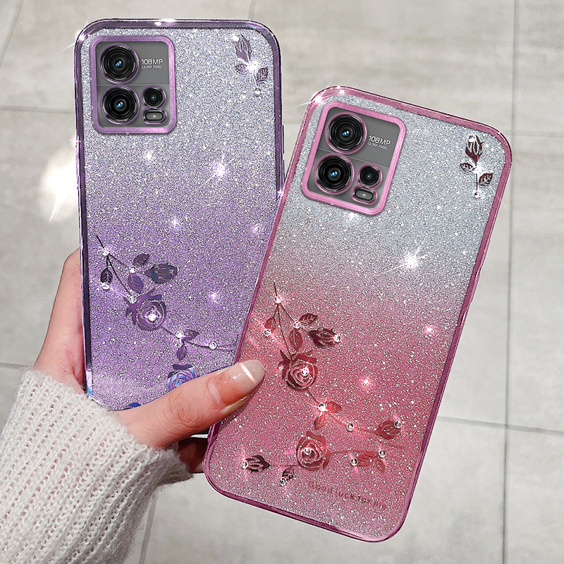Coque florale plaquée pour Mot - Phone Cases Motorola Edge 2025 avis et prix